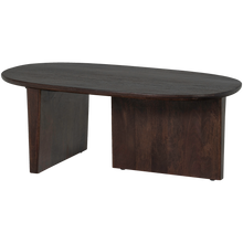 Laden Sie das Bild in den Galerie-Viewer, SEAM COFFEE TABLE MANGO WOOD DARK BROWN