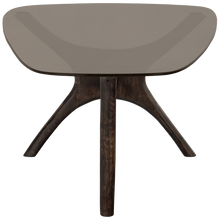 Laden Sie das Bild in den Galerie-Viewer, FLASH COFFEE TABLE MANGO WOOD/GLASS WALNUT