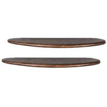 Laden Sie das Bild in den Galerie-Viewer, LAYER WALL SHELVES MANGO WOOD WALNUT - SET OF 2