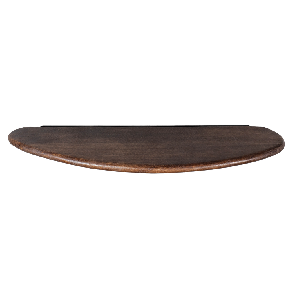 LAYER WALL SHELVES MANGO WOOD WALNUT - SET OF 2