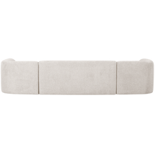 Laden Sie das Bild in den Galerie-Viewer, SLOPING U-SHAPE SOFA PEARL MELANGE