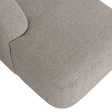 Laden Sie das Bild in den Galerie-Viewer, SLOPING U-SHAPE SOFA OFF WHITE MELANGE