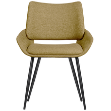 Cargar imagen en el visor de la galería, PARADE DINING CHAIR MELANGE FABRIC MUSTARD