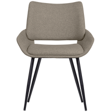 Cargar imagen en el visor de la galería, PARADE DINING CHAIR MELANGE FABRIC SAND