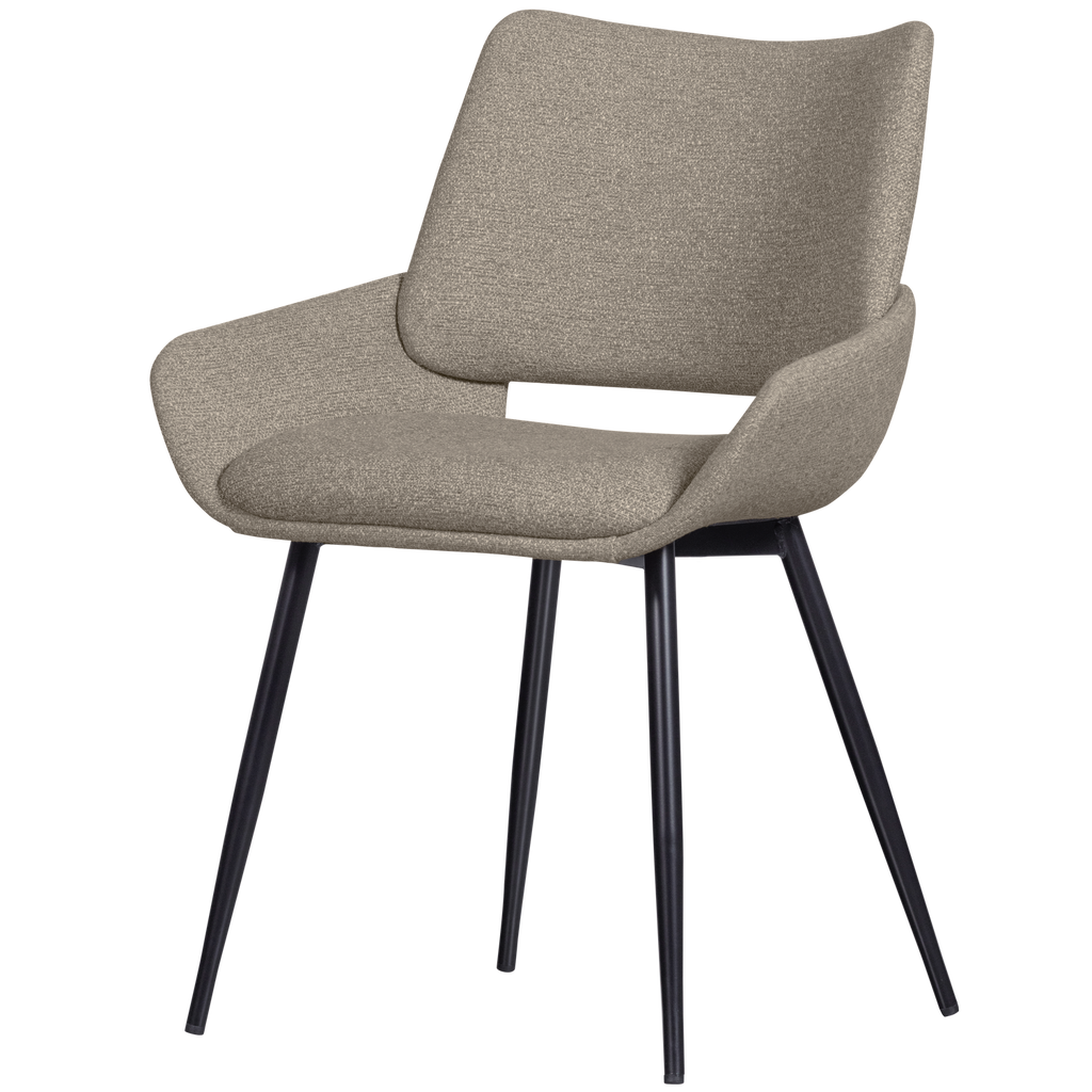 PARADE DINING CHAIR MELANGE FABRIC SAND
