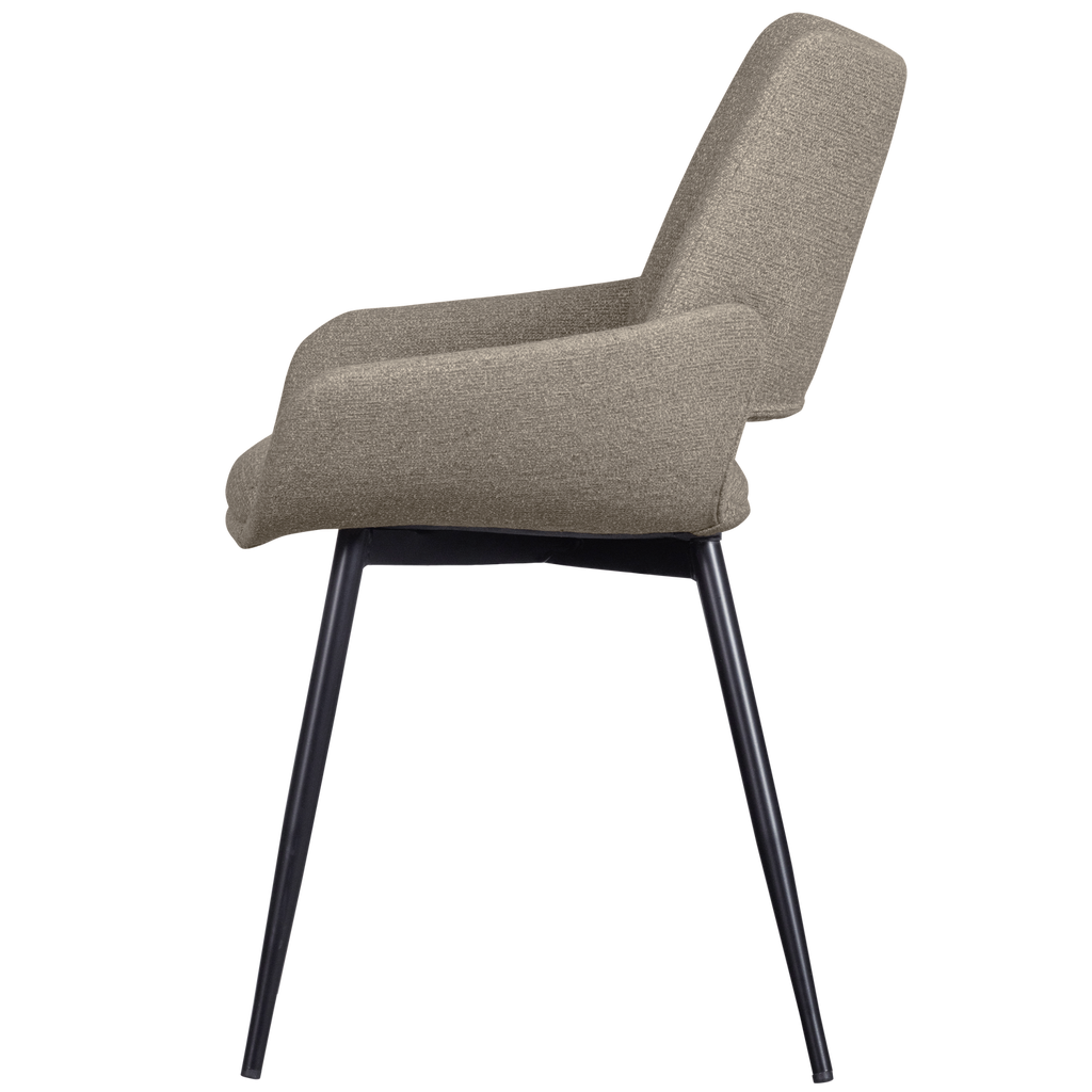 PARADE DINING CHAIR MELANGE FABRIC SAND