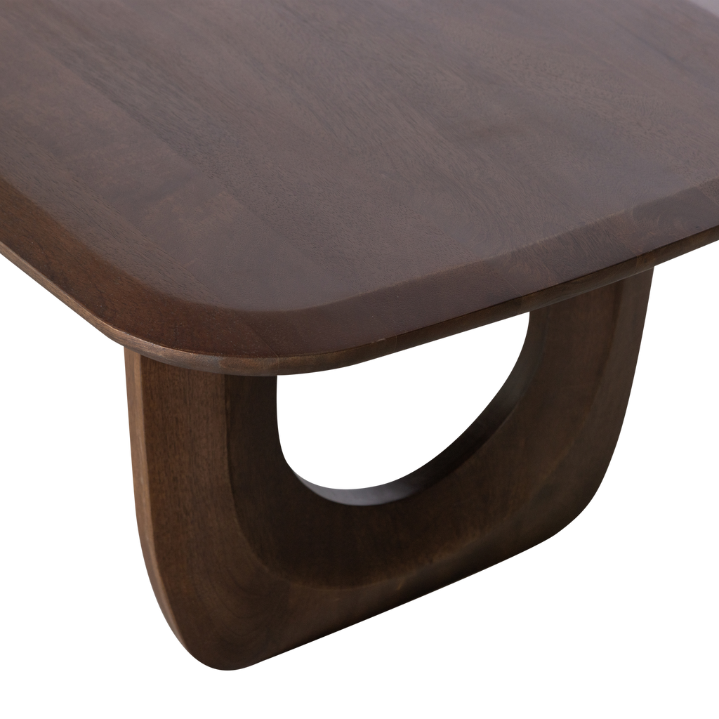 FREQUENT COFFEE TABLE MANGO WOOD WALNUT 120x60CM