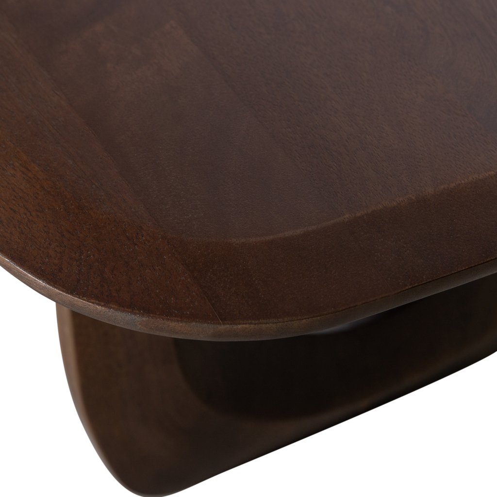 FREQUENT COFFEE TABLE MANGO WOOD WALNUT 120x60CM