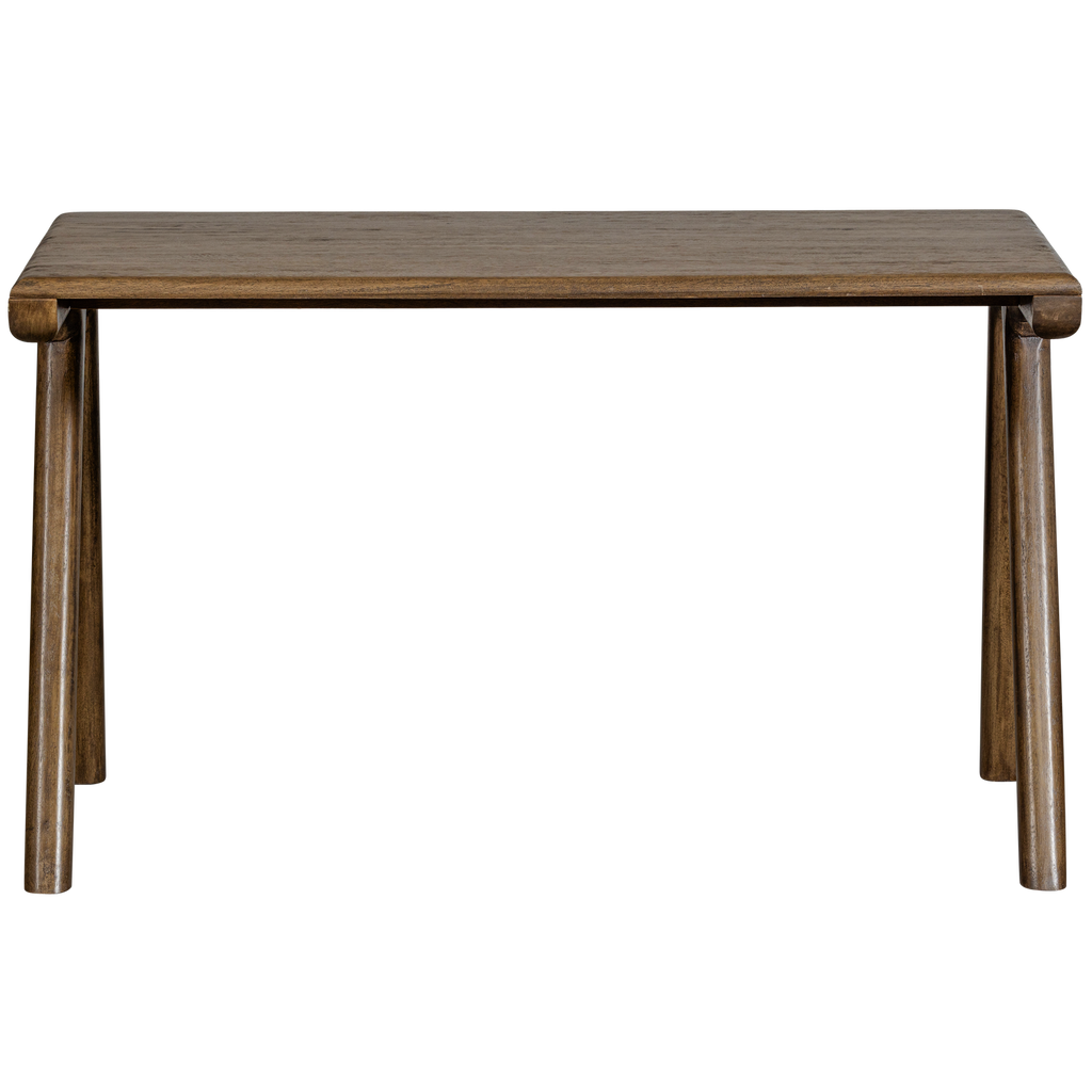 TUG DESK MANGO WOOD DARK BROWN