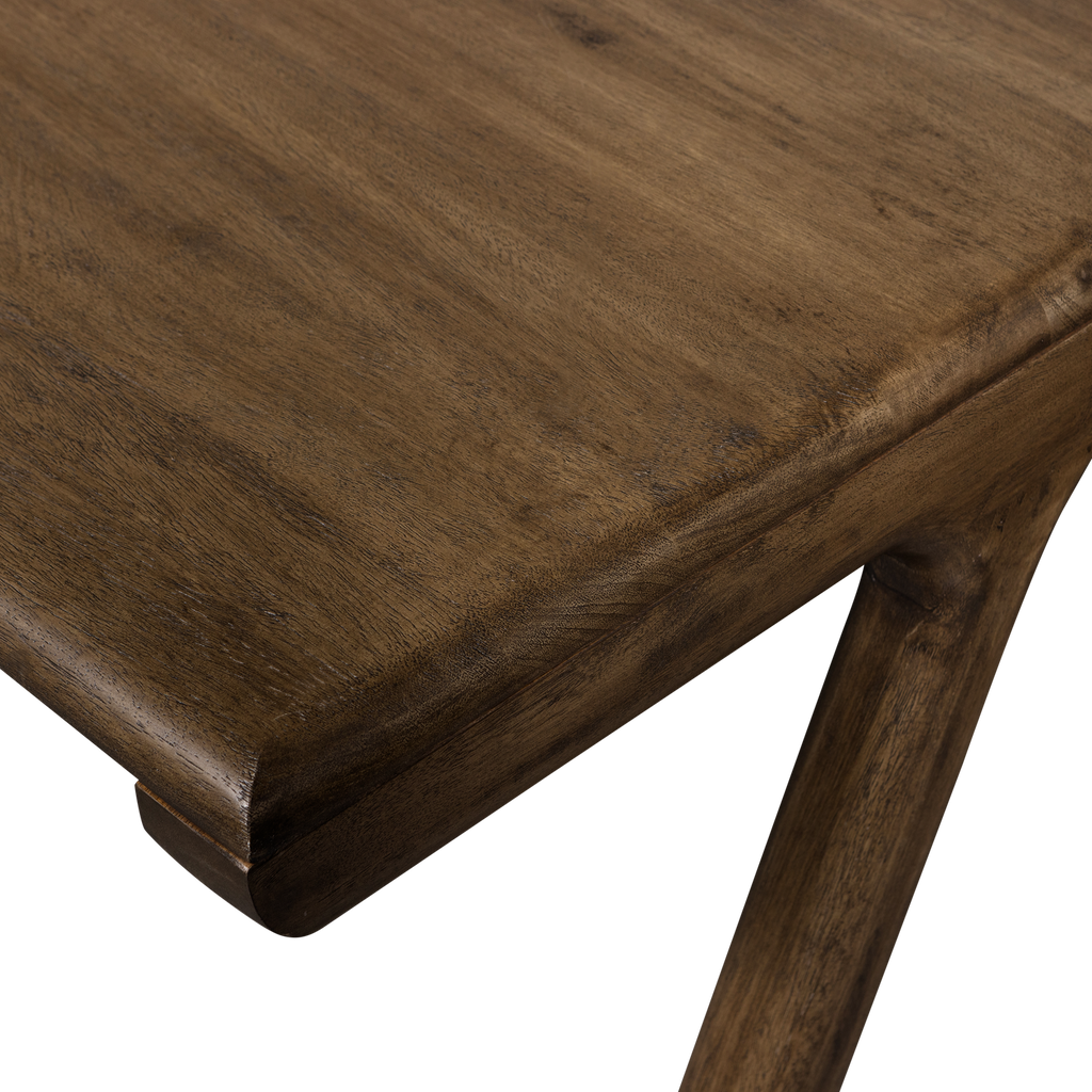 TUG DESK MANGO WOOD DARK BROWN