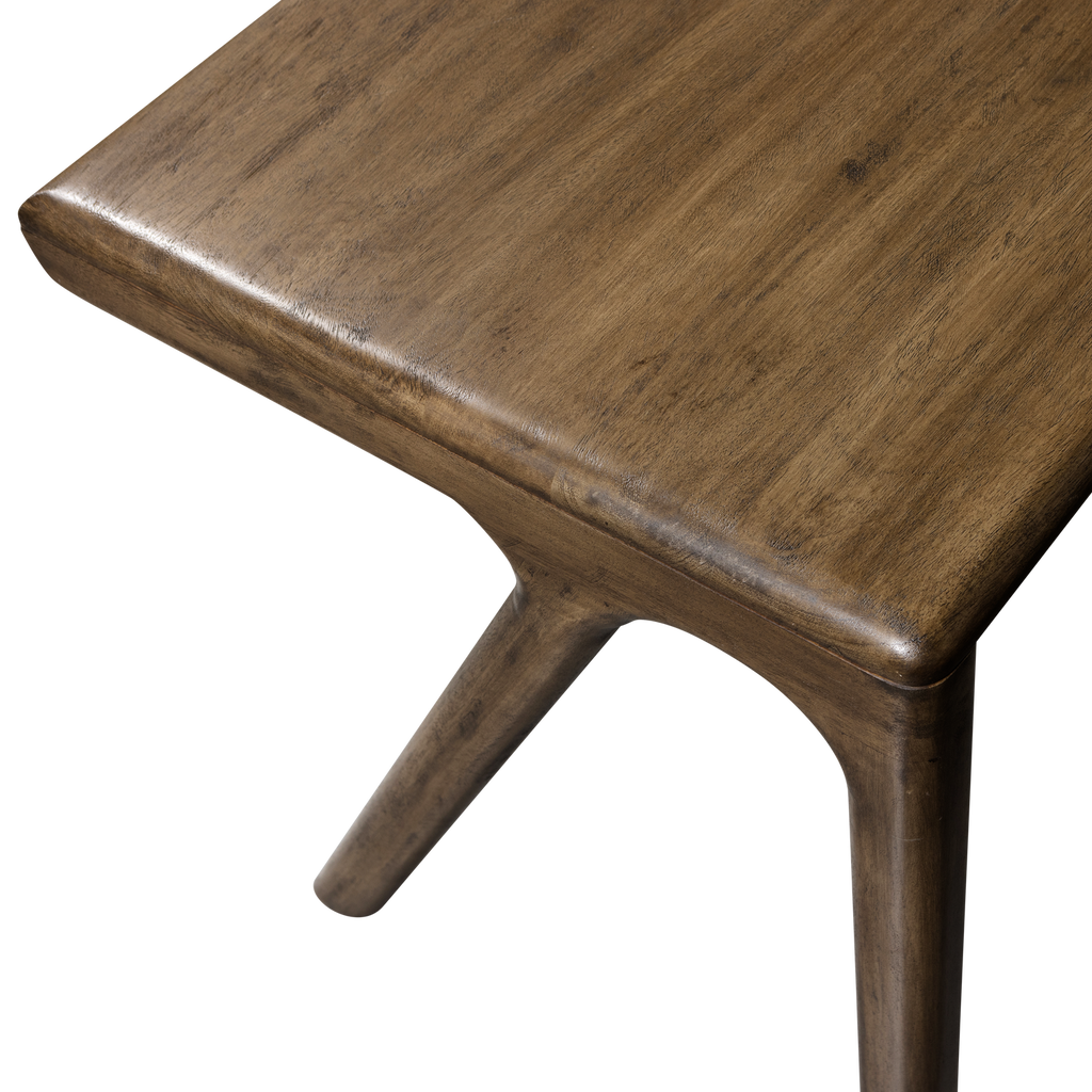 TUG DESK MANGO WOOD DARK BROWN