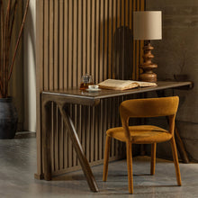 Load image into Gallery viewer, TUG DESK MANGO WOOD DARK BROWN