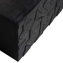 Laden Sie das Bild in den Galerie-Viewer, COUNTER TV UNIT MANGO WOOD BLACK