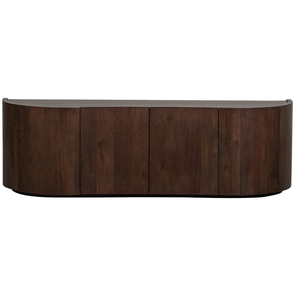 SENSE DRESSER 4-DOOR MANGO WOOD DARK BROWN