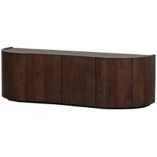 Laden Sie das Bild in den Galerie-Viewer, SENSE DRESSER 4-DOOR MANGO WOOD DARK BROWN
