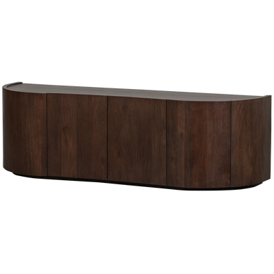 SENSE DRESSER 4-DOOR MANGO WOOD DARK BROWN