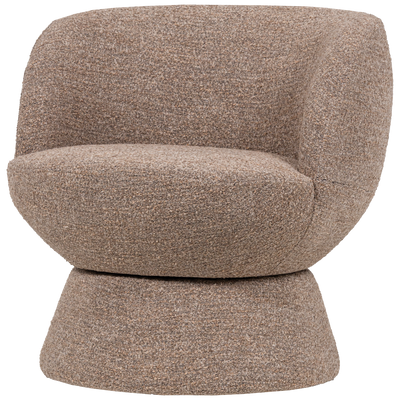 SHUFFLE SWIVEL ARMCHAIR BROWN MELANGE