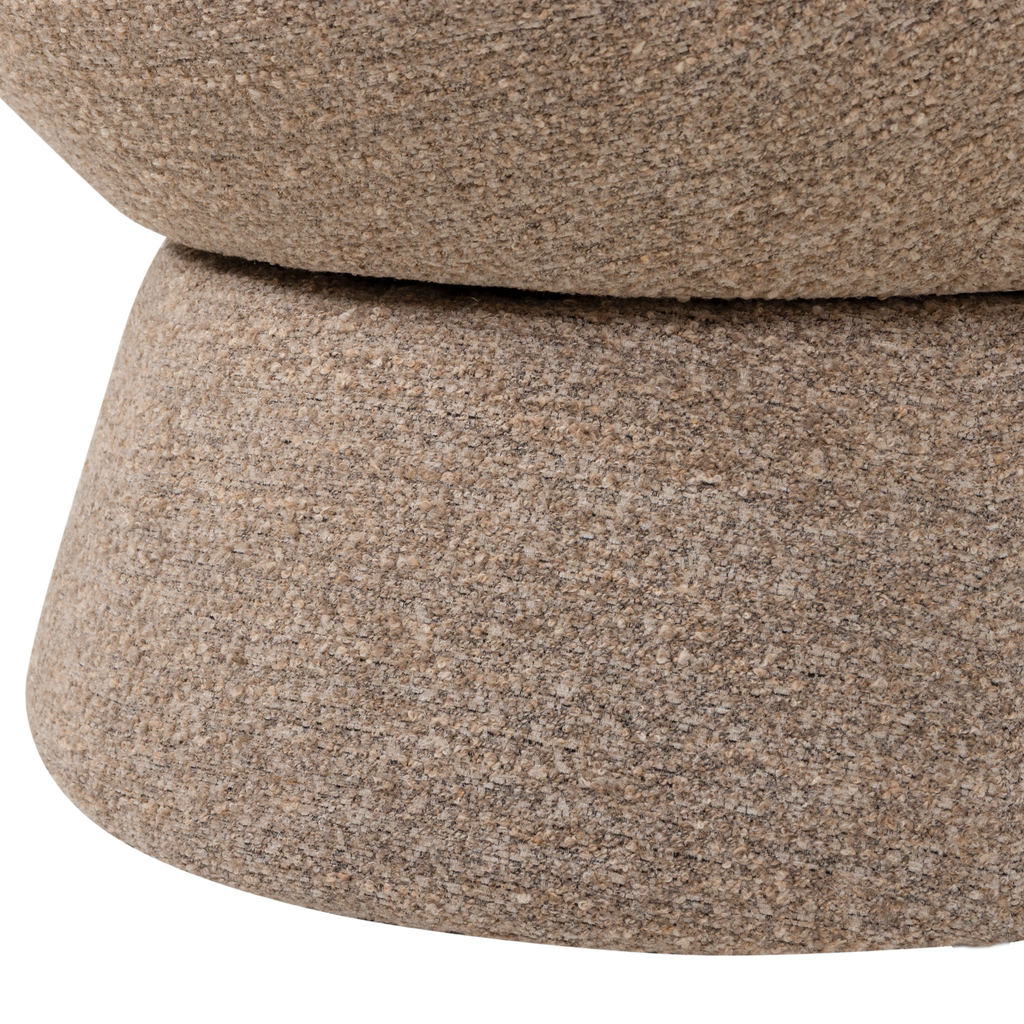 SHUFFLE SWIVEL ARMCHAIR BROWN MELANGE