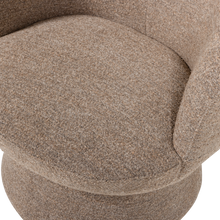 Charger l'image dans la galerie, SHUFFLE SWIVEL ARMCHAIR BROWN MELANGE