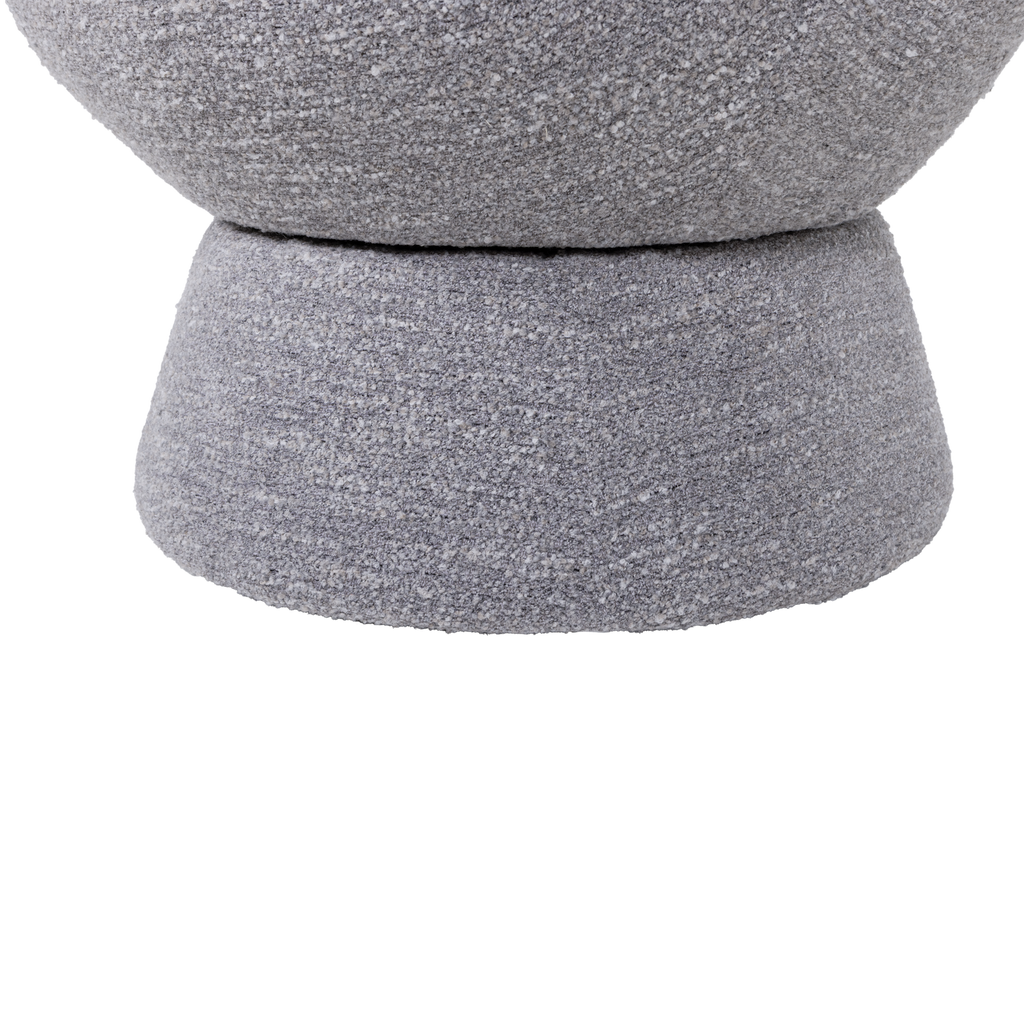 SHUFFLE SWIVEL ARMCHAIR GREY MELANGE
