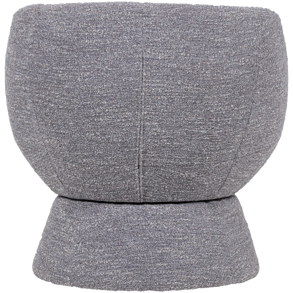 SHUFFLE SWIVEL ARMCHAIR GREY MELANGE