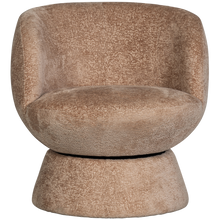 Laden Sie das Bild in den Galerie-Viewer, SHUFFLE SWIVEL ARMCHAIR NATURAL