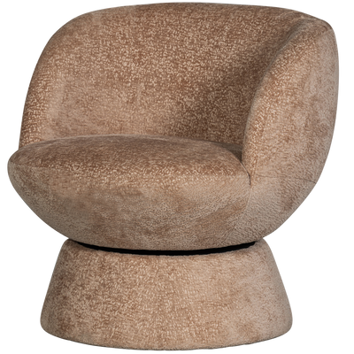 SHUFFLE SWIVEL ARMCHAIR NATURAL