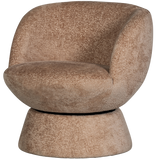 SHUFFLE SWIVEL ARMCHAIR NATURAL