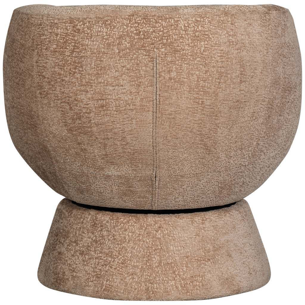 SHUFFLE SWIVEL ARMCHAIR NATURAL