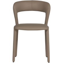 Laden Sie das Bild in den Galerie-Viewer, NOBLE DINING CHAIR LEATHERLOOK SAND