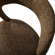 Cargar imagen en el visor de la galería, NOBLE DINING CHAIR DARK BROWN MELANGE