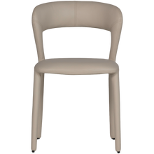 Cargar imagen en el visor de la galería, NOBLE DINING CHAIR LEATHERLOOK BEIGE