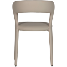 Cargar imagen en el visor de la galería, NOBLE DINING CHAIR LEATHERLOOK BEIGE
