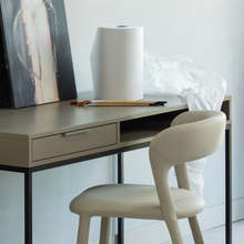 Cargar imagen en el visor de la galería, NOBLE DINING CHAIR LEATHERLOOK BEIGE