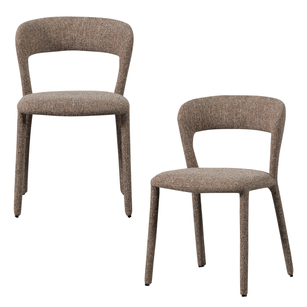 NOBLE DINING CHAIR SAND MELANGE