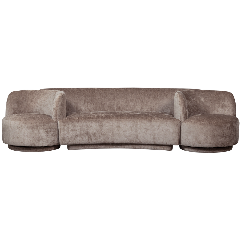 COMBI-POPULAR: SOFA + ARMCHAIRS TAUPE