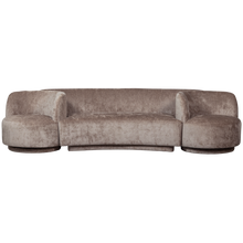 Laden Sie das Bild in den Galerie-Viewer, COMBI-POPULAR: SOFA + ARMCHAIRS TAUPE
