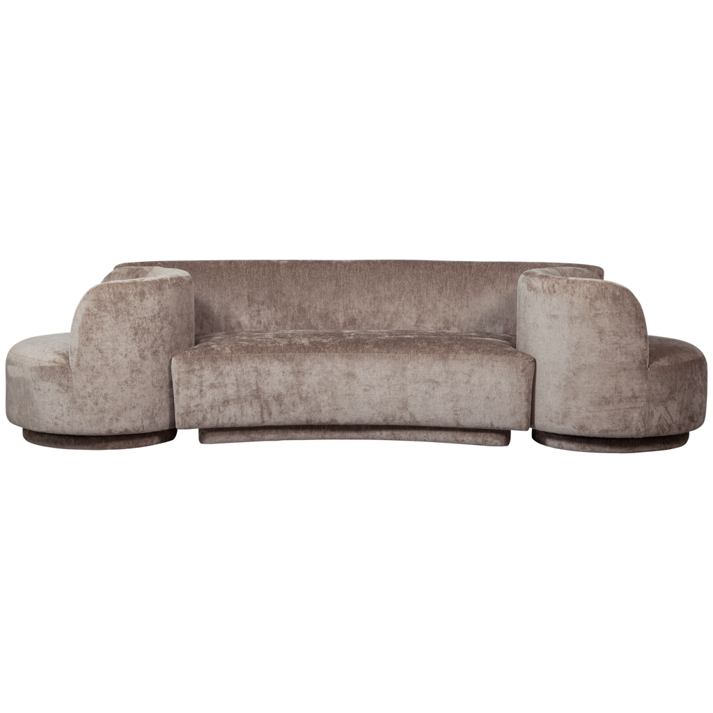 COMBI-POPULAR: SOFA + ARMCHAIRS TAUPE