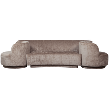 Laden Sie das Bild in den Galerie-Viewer, COMBI-POPULAR: SOFA + ARMCHAIRS TAUPE