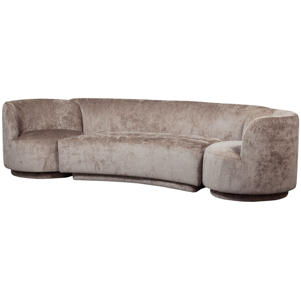 COMBI-POPULAR: SOFA + ARMCHAIRS TAUPE