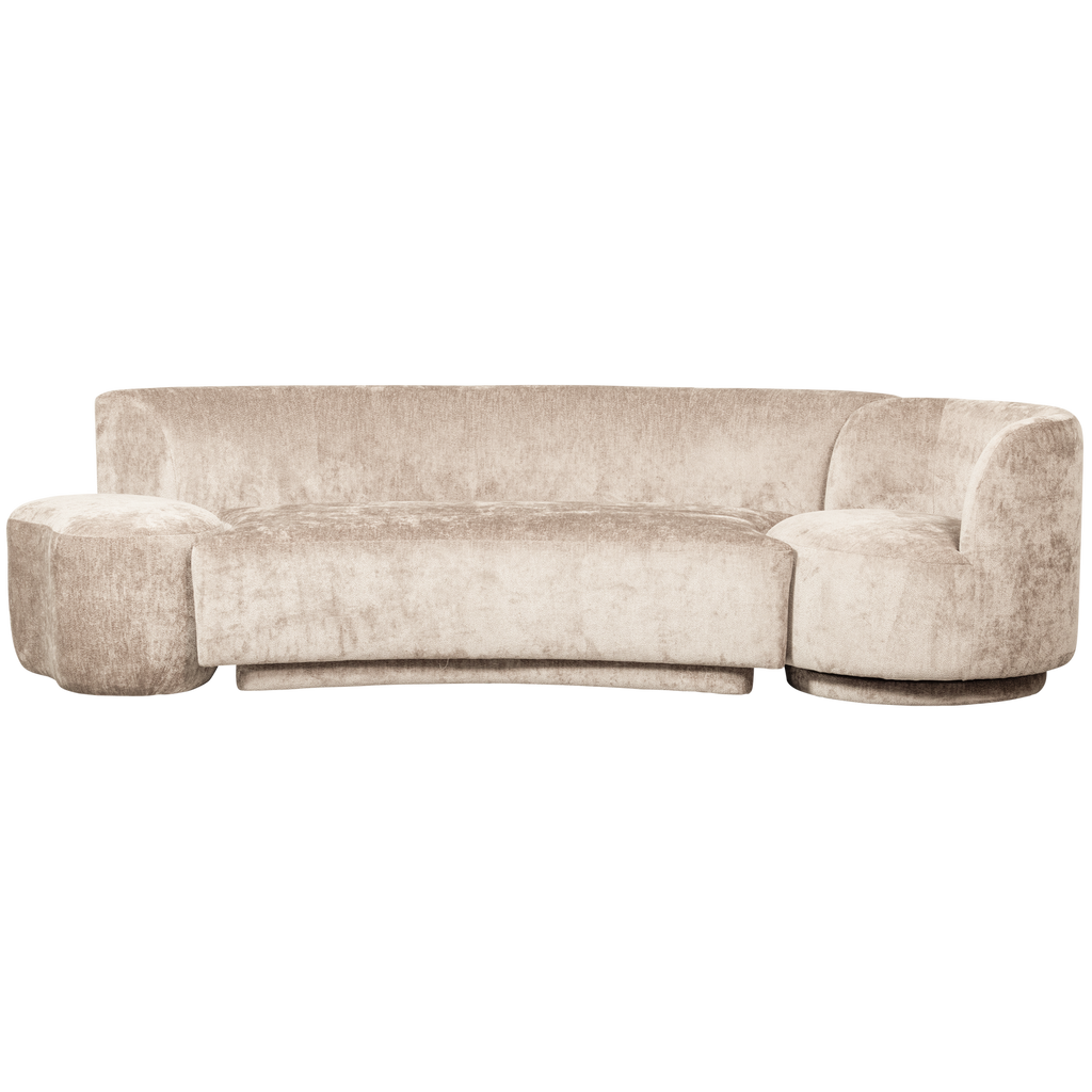 COMBI-POPULAR: SOFA + ARMCHAIR + POUF NATURAL