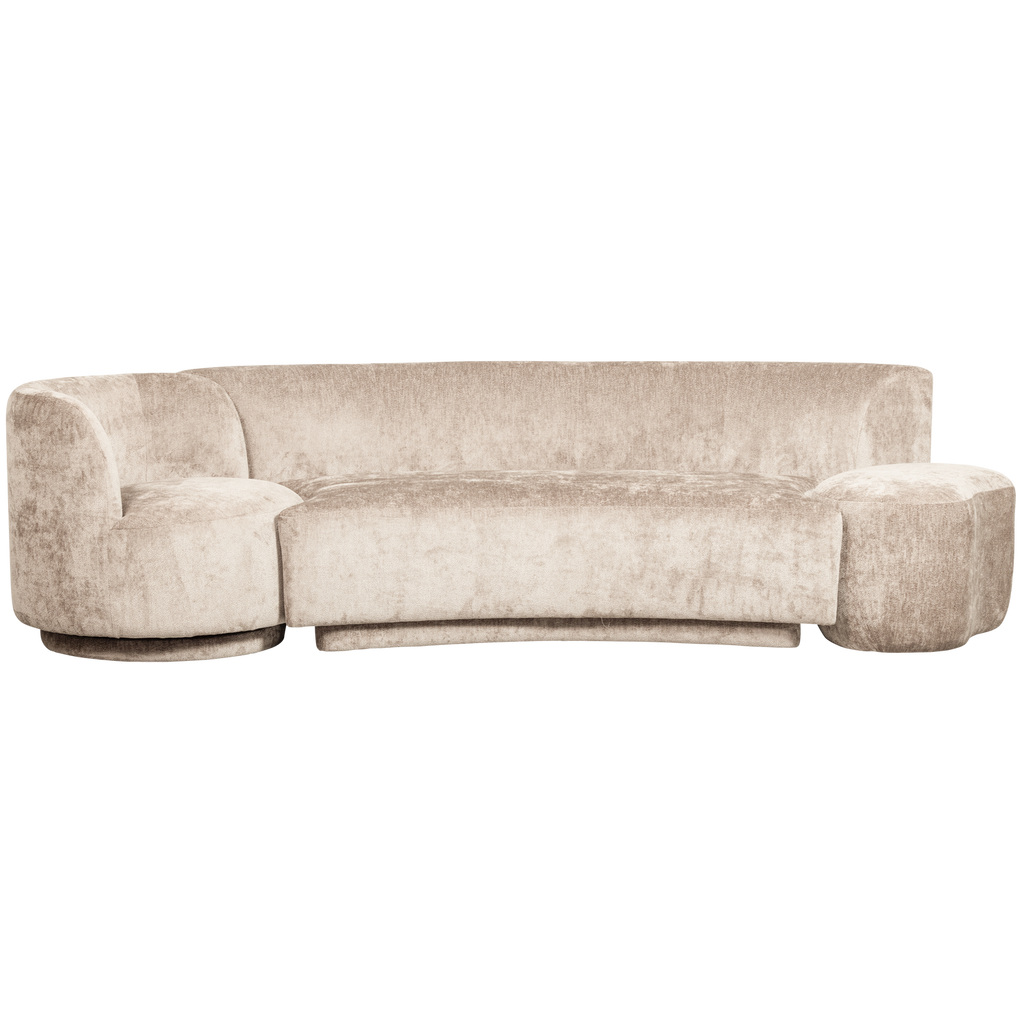 COMBI-POPULAR: SOFA + ARMCHAIR + POUF NATURAL