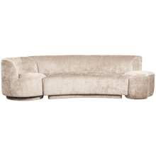 Laden Sie das Bild in den Galerie-Viewer, COMBI-POPULAR: SOFA + ARMCHAIR + POUF NATURAL