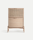 Ash wood Shoe Cabinet