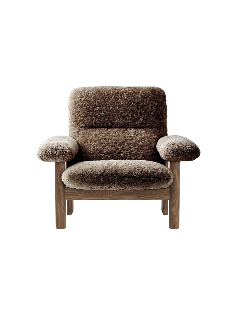 BRASILIA LOUNGE CHAIR, SHEEPSKIN |Made-to-order