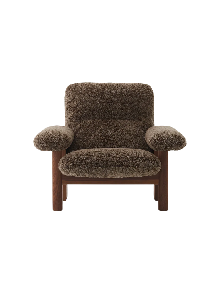 BRASILIA LOUNGE CHAIR, SHEEPSKIN |Made-to-order
