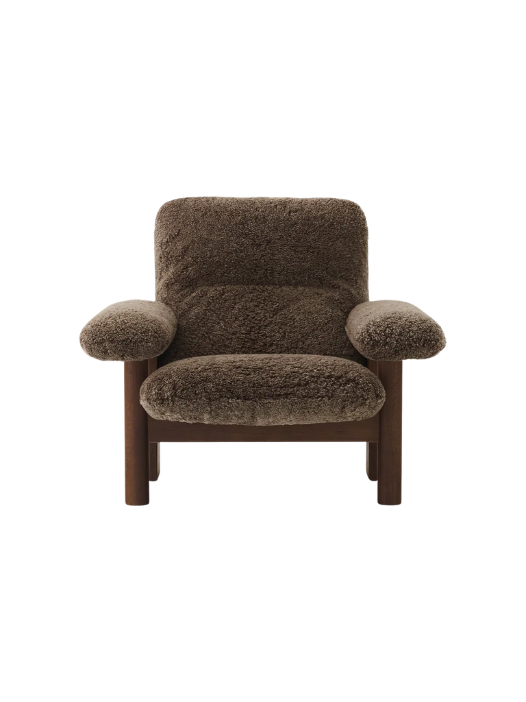 BRASILIA LOUNGE CHAIR, SHEEPSKIN |Made-to-order