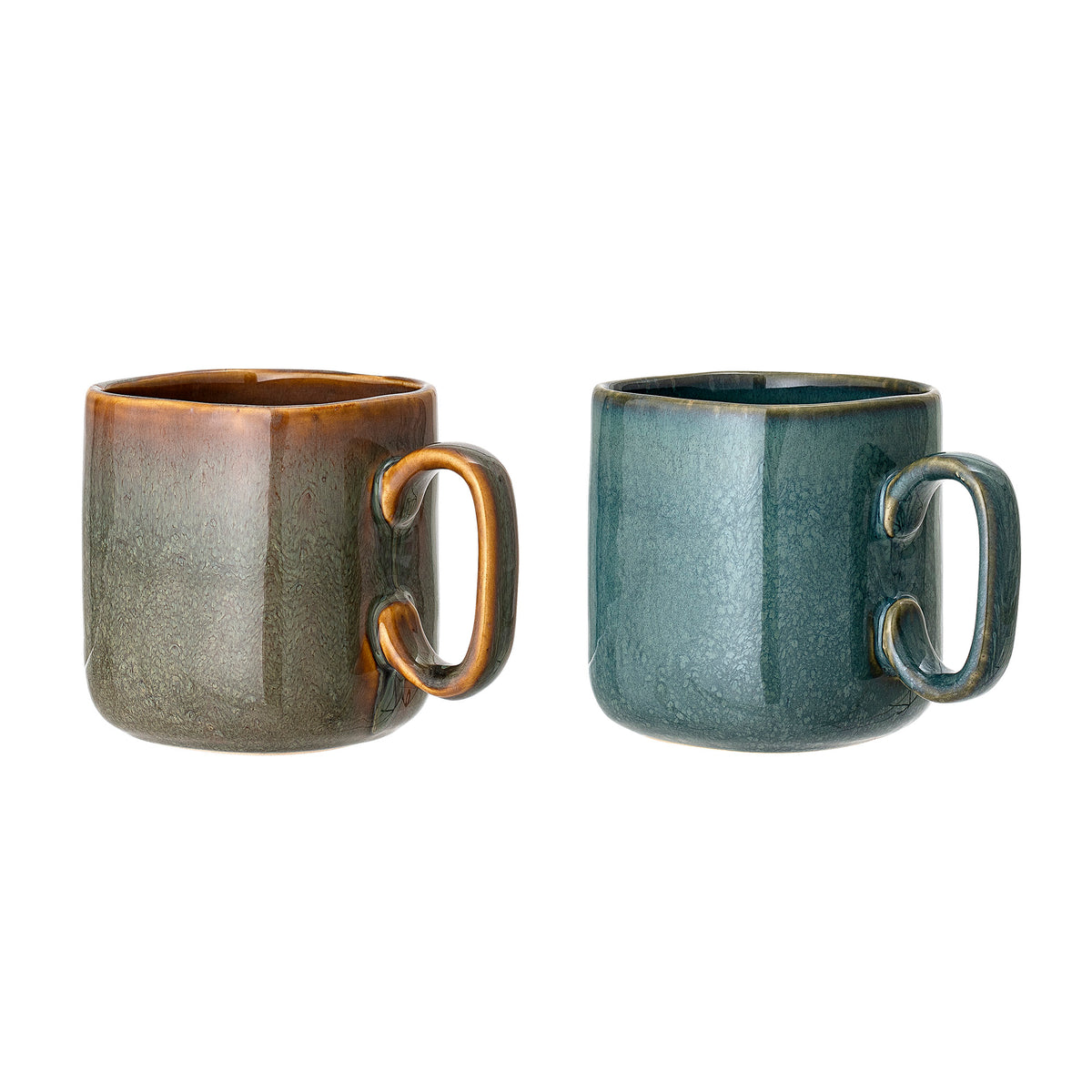 Aime Mug, Green, Stoneware