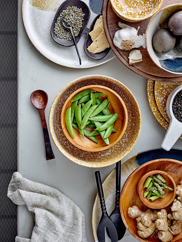 Jules Serving Plate, Blue, Stoneware