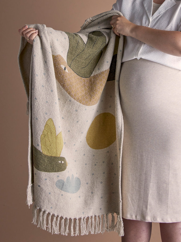 Alois Throw, Nature, Recycled Cotton